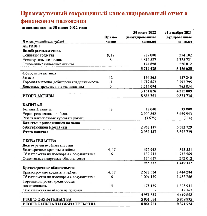 Отчет о финансовом положении компании ГК Самолет.png