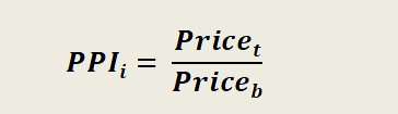 формула расчета индекса производственных цен по товарной группе